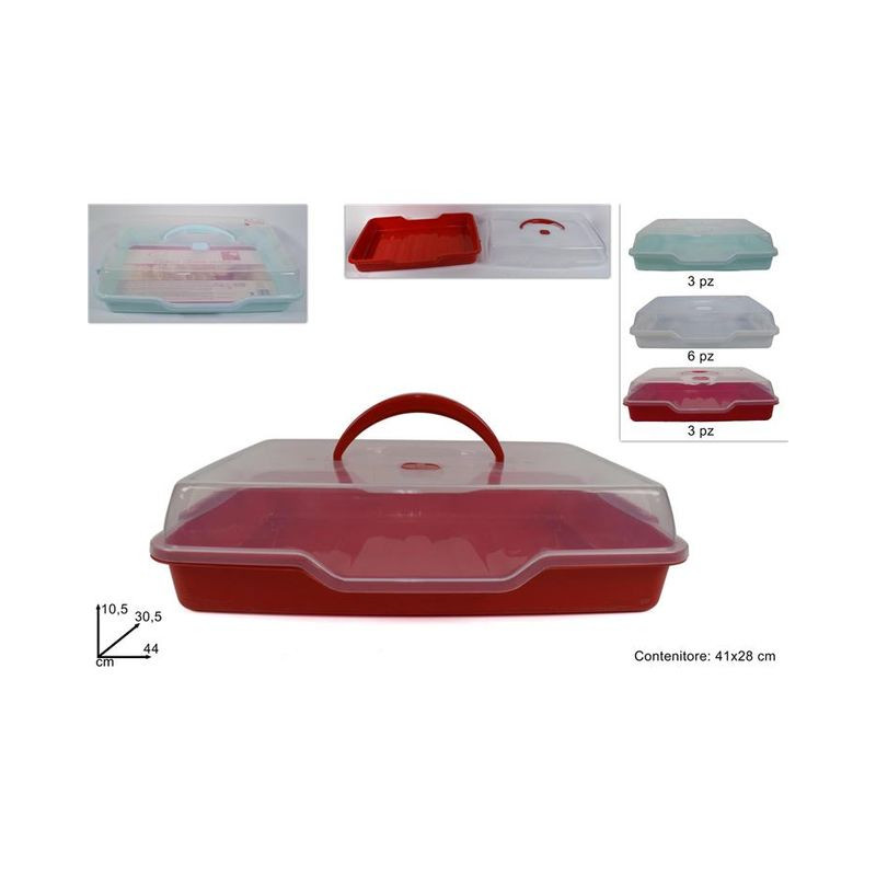 CONTENITORE PORTATORTA RETTAN. 41x28CM EAN 8034048584910 INGROSSO CONTENITORI PER ALIMENTI CONTENITORE PORTATORTA RETTAN. 41x28CM EAN 8034048584910 INGROSSO CONTENITORI PER ALIMENTI