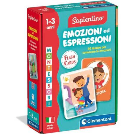 INGROSSO GIOCATTOLI DIDATTICI FLASHCARDS MONTESSORI EM./ ESPRES. 16833 8005125168330 GIOCATTOLI DIDATTICI GIOCHI CREATIVI
