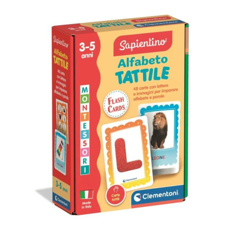 INGROSSO GIOCATTOLI DIDATTICI FLASHCARDS MONTESSORI ALFAB