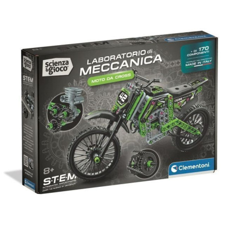 INGROSSO GIOCATTOLI DIDATTICI MOTO DA CROSS 19460 8005125194605 GIOCHI CLEMENTONI SCIENZA E GIOCO CLEMENTONI