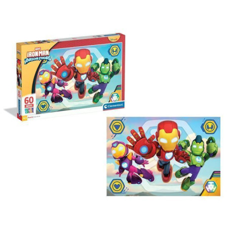 PUZZLE MAXI PZ.60 IRONMAN 26315 EAN 8005125263158 INGROSSO PUZZLE PER BIMBI