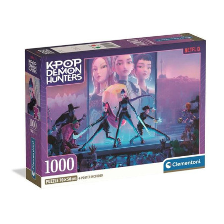 INGROSSO GIOCATTOLI DIDATTICI PUZZLE PZ.1000 KPOP DEMON HUNTER 37121 8005125371211 PUZZLE CLEMENTONI PUZZLE PER ADULTI