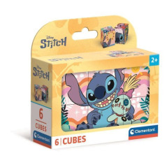 INGROSSO GIOCATTOLI DIDATTICI VALIGETTA 6 CUBI STITCH 40905 8005125409051 GIOCHI PUZZLE PER BIMBI