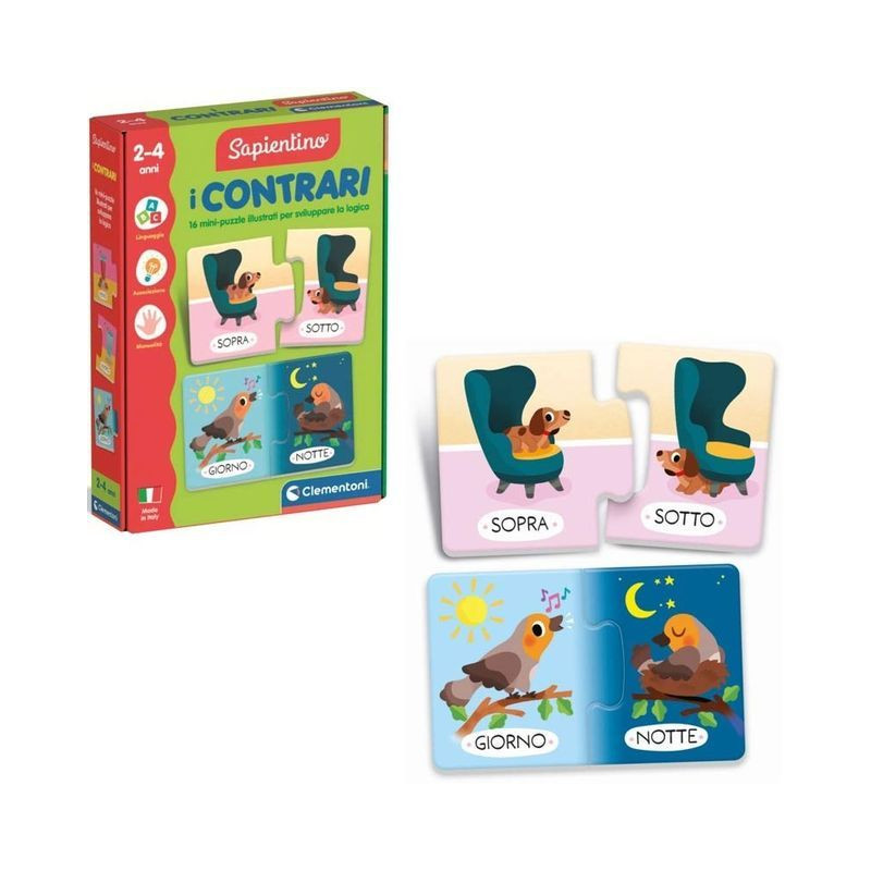 MONTESSORI I CONTRARI 16843 EAN 8005125168439 INGROSSO GIOCHI SAPIENTINO MONTESSORI I CONTRARI 16843 EAN 8005125168439 INGROSSO GIOCHI SAPIENTINO