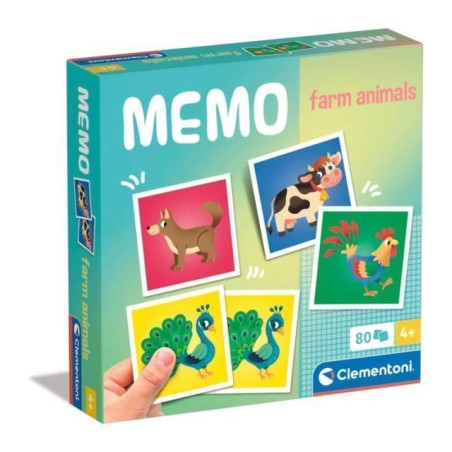 GIOCO MEMORIA ANIMALI FATTORIA 18306 EAN 8005125183067 INGROSSO GIOCHI DI CARTE