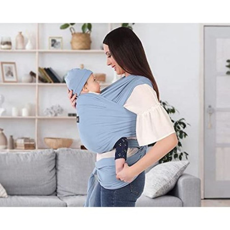 INGROSSO PUERICULTURA MARSUPIO BEB COTTONE BLU 3662332022623 PRODOTTI PUERICOLTURA ACCESSORI PRIMA INFANZIA