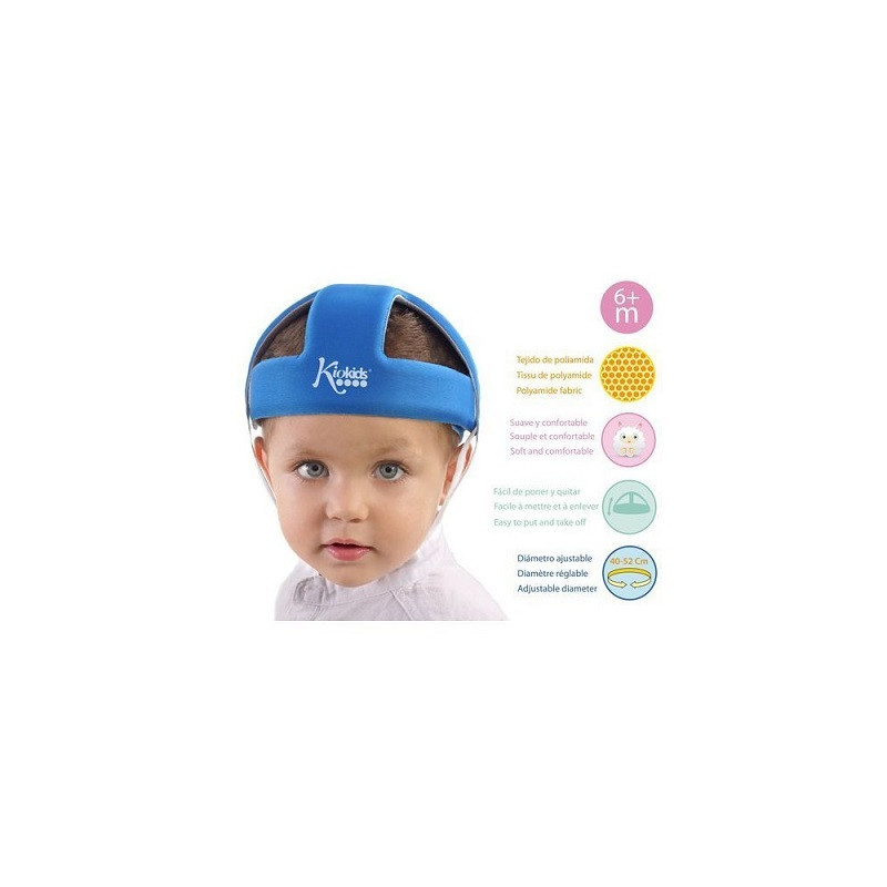 CASCO SICUREZZA PER BIMBO AZZURRO EAN 0767921600000 INGROSSO PROTEZIONI SPORTIVE