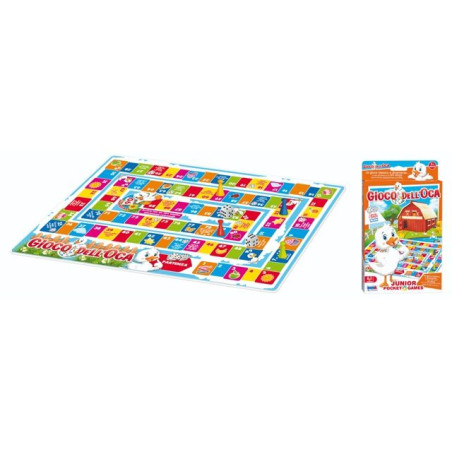 GIOCO DELL OCA CONF. JUNIOR POCKET GAMES EAN 8004817110862 INGROSSO GIOCHI DI SOCIETA