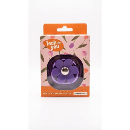 INGROSSO ACCESSORI PER LA SCUOLA MINI VENTILATORE DA COLLO FIORI CARTOMAN 8055714367767 ARTICOLI PER RINFRESCARSI VENTILATORI