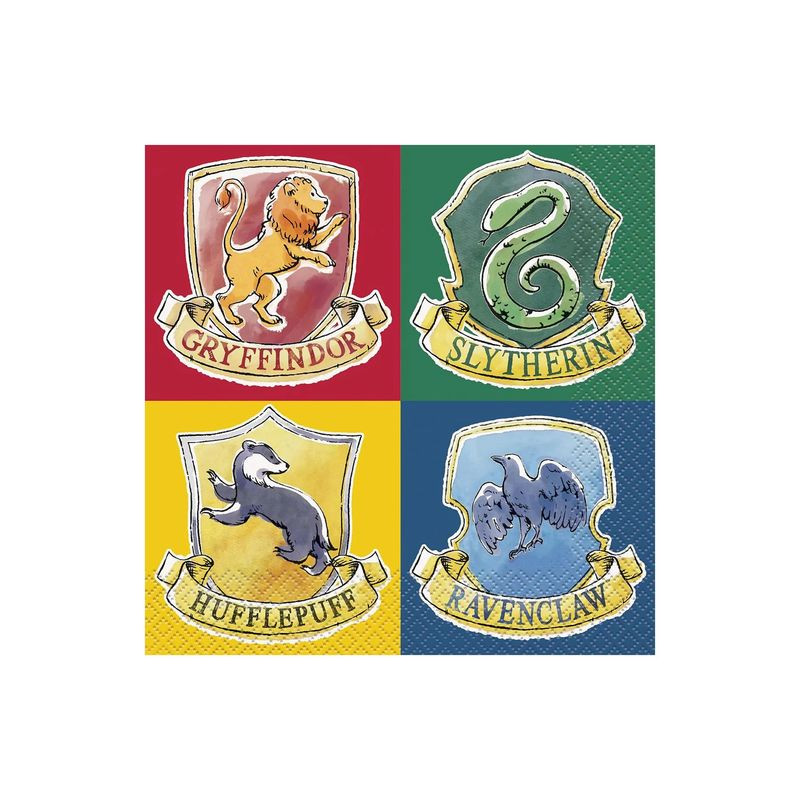 TOVAGLIOLI 33X33 PZ.16 HARRY POTTER LUN EAN 0011179007639 INGROSSO TOVAGLIOLI PER COMPLEANNI