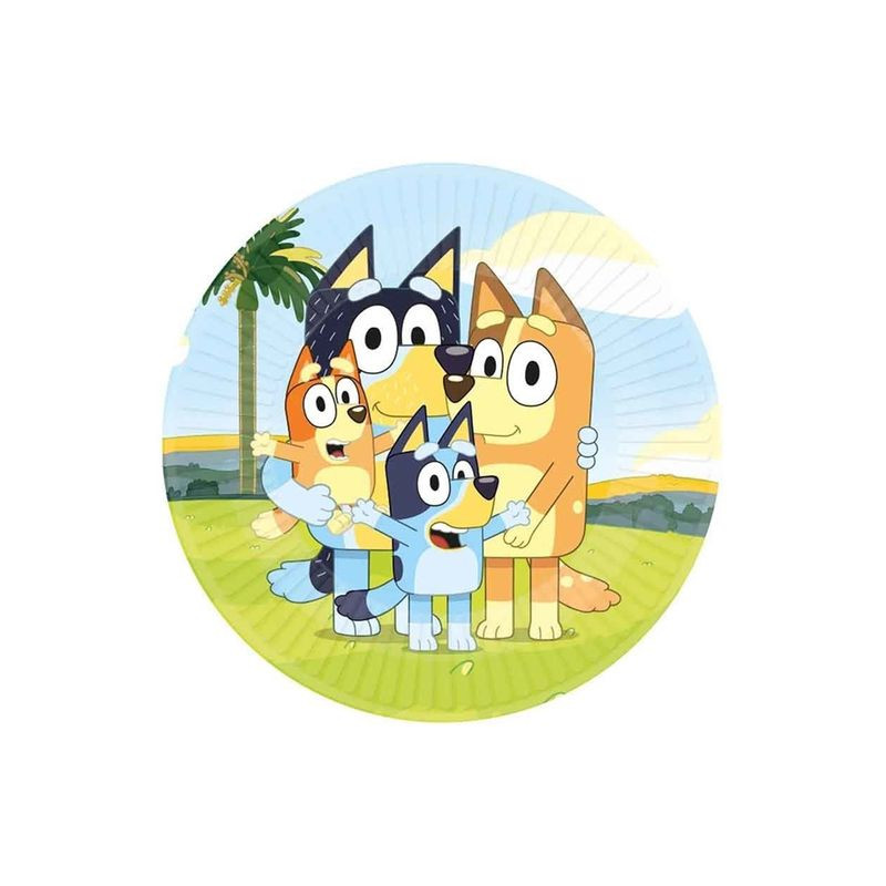 PIATTI CM.23 PZ.8 BLUEY ROUND EAN 0194099103336 INGROSSO PIATTI PER COMPLEANNI