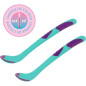 SET 2 CUCCHIAI SILICONE C/SENSORE CALORE EAN 3662332013980 INGROSSO ARTICOLI PER LA PAPPA