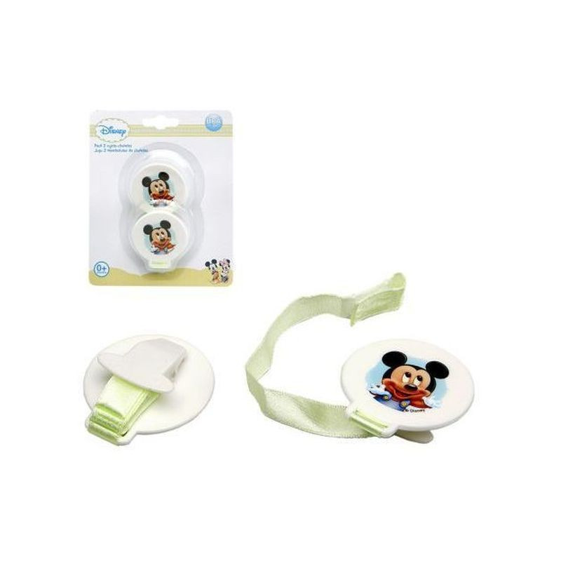 PORTACIUCCIO 2 PEZZI MICKEY EAN 8422259089087 INGROSSO BIBERON E CIUCCI