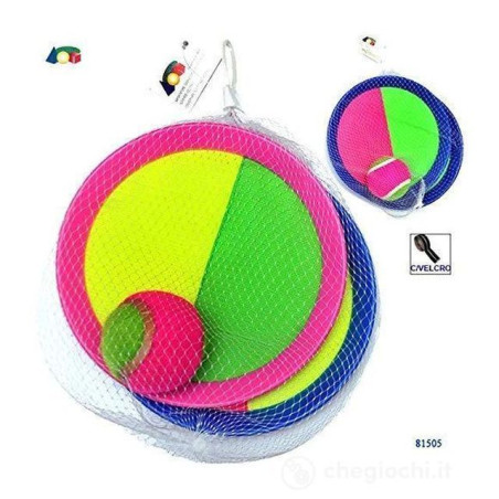 INGROSSO ARTICOLI MARE COPPIA CATCH BALL C/PALLA 8034094801672 ARTICOLI PER LA SPIAGGIA GIOCHI MARE