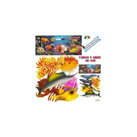 INGROSSO GIOCATTOLI BUSTA PESCI MONDO TROPICALE ASS. 8055742226678 BUSTE SOLDATINI E ANIMALI BUSTE ANIMALI GIOCATTOLO
