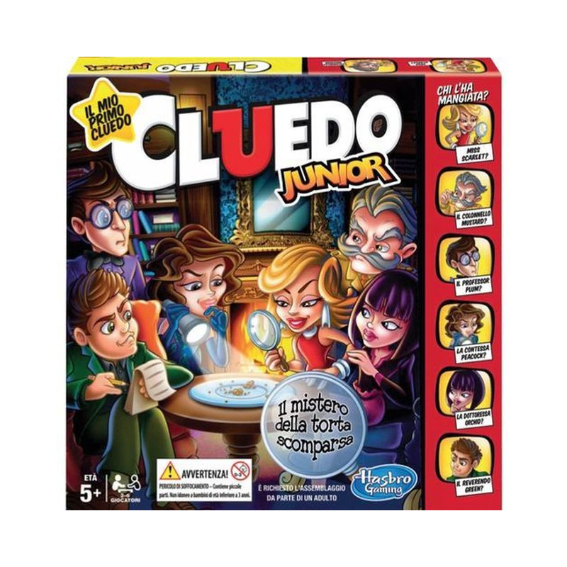 CLUEDO JUNIOR 1+GIOCATORI 333X267X41MM EAN 5010993386116 INGROSSO GIOCHI DI SOCIETA