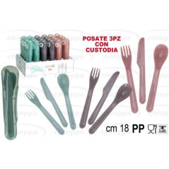 INGROSSO CASALINGHI POSATE PL. PZ.3 CON CUSTODIA 8721037337670 ACCESSORI CUCINA POSATE PER LA CASA