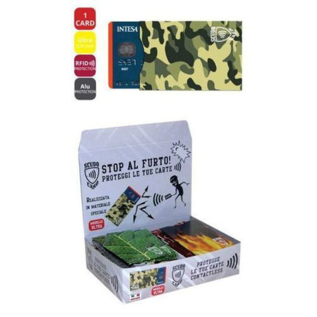INGROSSO PORTA CARTE SCUDO CARD LIGHT - PORTACARD SINGOLA ASS 8015915087017 ARTICOLI PER TABACCHERIE PORTA DOCUMENTI TASCABILI