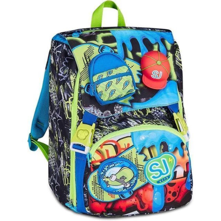 ZAINO ESTENSIBILE SJ GANG SOFT POUCH BOY EAN 8055714330860 INGROSSO ZAINI SCUOLA