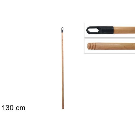 BASTONE LEGNO VERNICIATO 130CM EAN 8034048686133 INGROSSO ACCESSORI PULIZIA