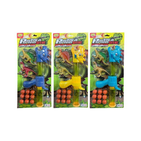 PISTOLA DINOSAURO 3ASS GVC-9394 EAN 8058486093940 INGROSSO GIOCHI DA EDICOLA