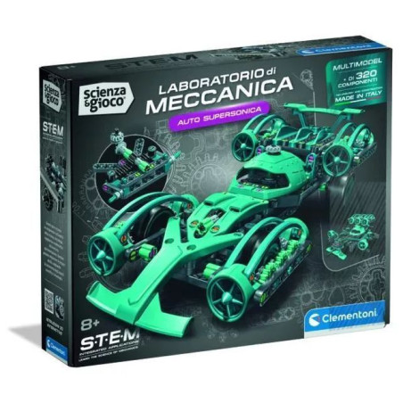 SUPERSONIC AUTO 19468 EAN 8005125194681 INGROSSO SCIENZA E GIOCO CLEMENTONI