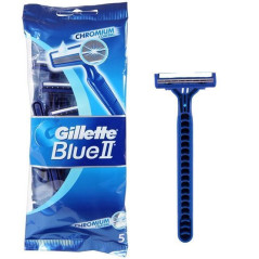 GILLETTE BLUE II PZ.5 EAN 7702018849031 INGROSSO ARTICOLI PER LA DEPILAZIONE