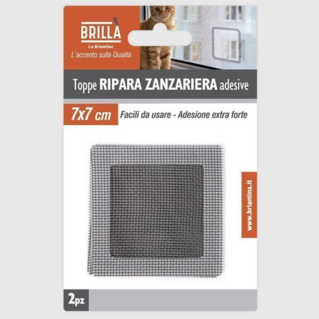 RIPARA ZANZARIERE 7X7CM 2PZ EAN 8000061096389 INGROSSO RIPARA ZANZARIERE