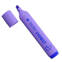 TRATTO VIDEO VIOLA FLUO 12 EAN 8000825062124 INGROSSO EVIDENZIATORI