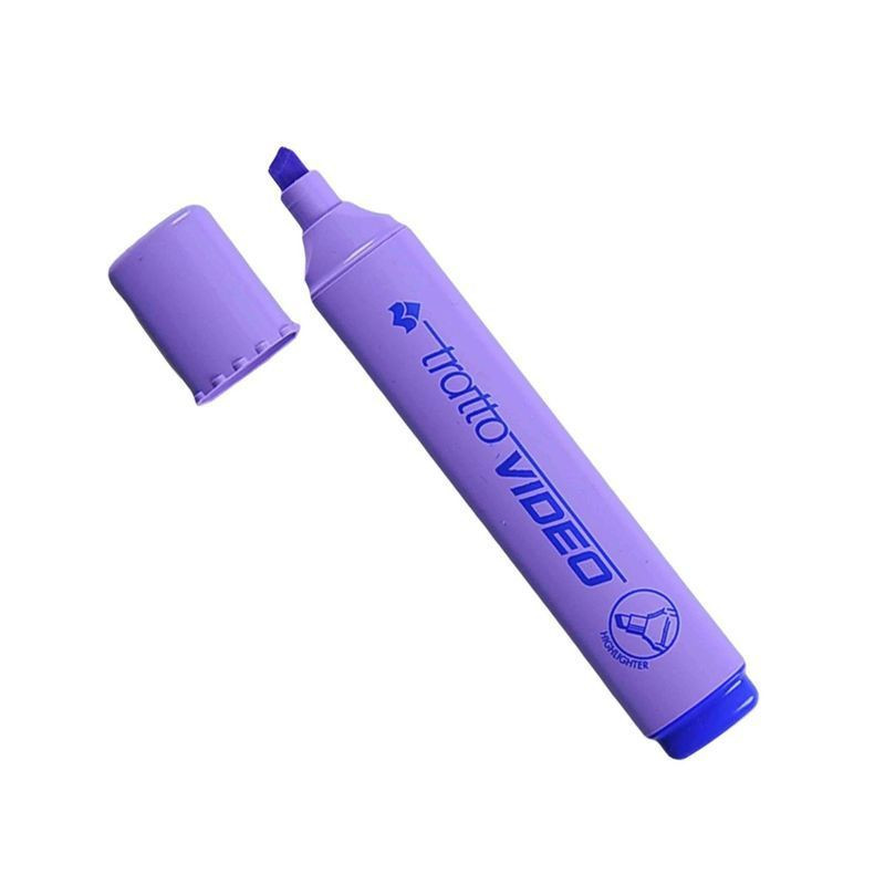 TRATTO VIDEO VIOLA FLUO 12 EAN 8000825062124 INGROSSO EVIDENZIATORI
