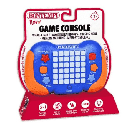 CONSOLE CON 5 GIOCHI EAN 0047663470641 INGROSSO GIOCHI CREATIVI