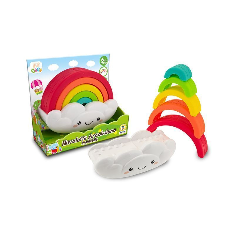 LA NUVOLETTA ARCOBALENO IMPILABILE EAN 8017967808664 INGROSSO GIOCHI PRIMA INFANZIA LA NUVOLETTA ARCOBALENO IMPILABILE EAN 8017967808664 INGROSSO GIOCHI PRIMA INFANZIA