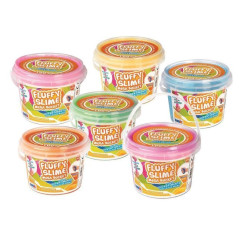 SLIME FLUFFY SECCHIELLO 130 GR. 4 COLORI EAN 8004817106193 INGROSSO SLIME