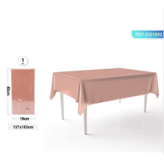 TOVAGLIA PLASTICA ROSA ORO 137X183CM EAN 8058617570029 INGROSSO TOVAGLIE PER PARTY