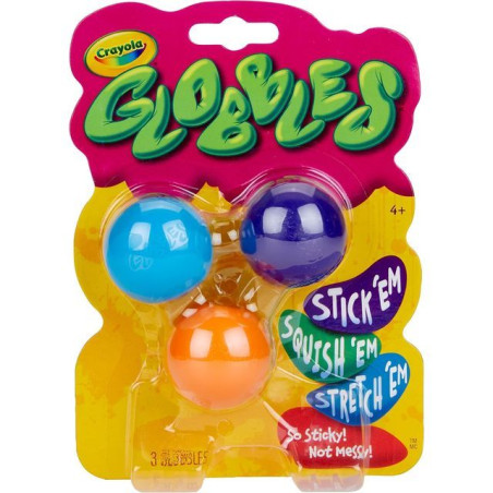 GLOBBLES 3PZ ASS. EAN 071662072919 INGROSSO PALLINE E BIGLIE