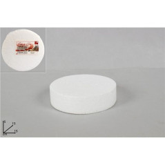 BASE PER TORTE POLISTIROLO H5 D.15CM EAN 8034048577981 INGROSSO VASSOI E DISCHI