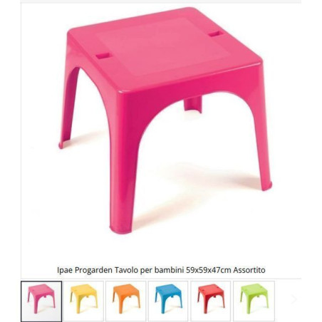 TAVOLINO PLAST. PREMIUM L59XH47XP59CM AS EAN 8009271060500 INGROSSO TAVOLI SEDIE PER BAMBINI
