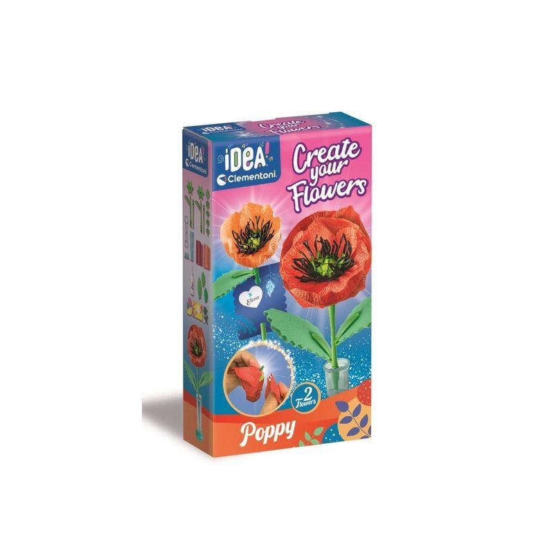 CREATE YOUR FLOWERS POPPY 18345 EAN 8005125183456 INGROSSO GIOCHI CREATIVI