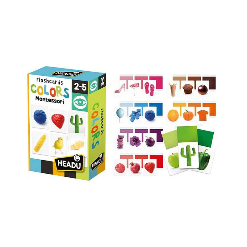 MAXY FLASHCARDS MONTESSORI COLORS EAN 8059591427859 INGROSSO GIOCHI CREATIVI