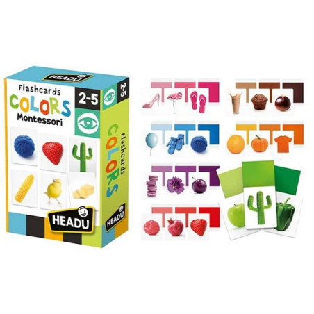 MAXY FLASHCARDS MONTESSORI COLORS EAN 8059591427859 INGROSSO GIOCHI CREATIVI