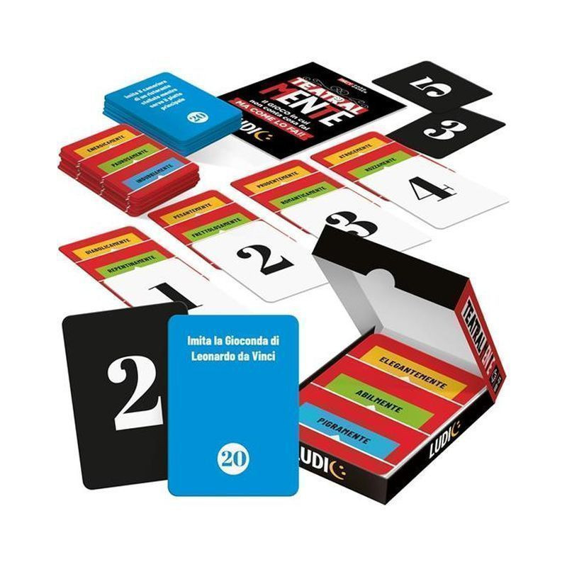 PARTY CARDS TEATRALMENTE EAN 8056214160889 INGROSSO GIOCHI DI CARTE
