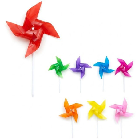 GIRANDOLA PLASTICA D20+28CM 6 COLORI EAN 8021029120670 INGROSSO GIRANDOLE