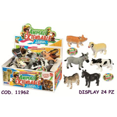 ANIMALI EXTENDABLE FATTORIA 24PZ EAN 8004817119629 INGROSSO GIOCHI DA EDICOLA