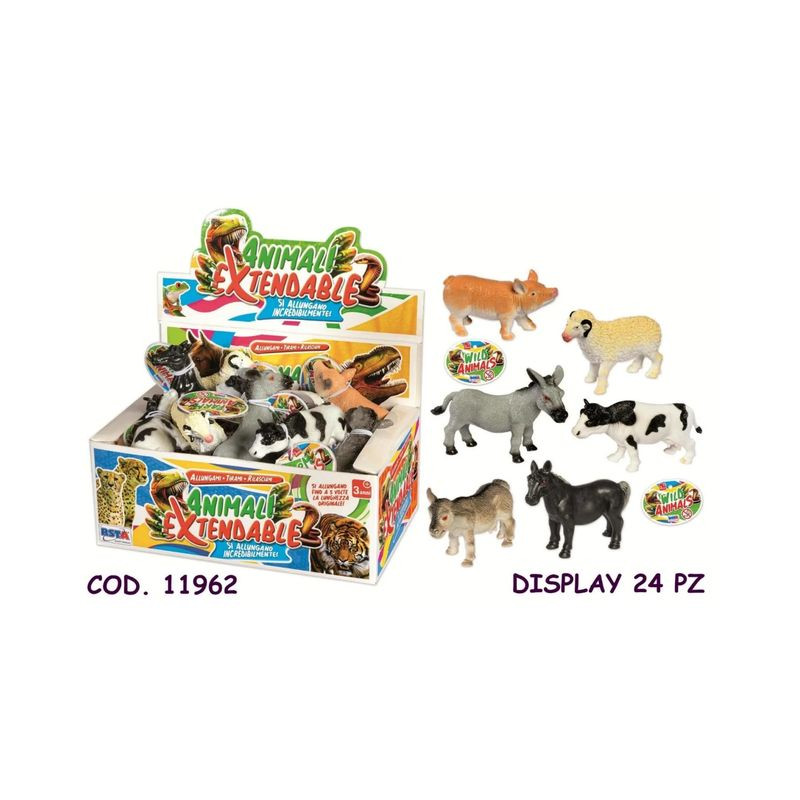 ANIMALI EXTENDABLE FATTORIA 24PZ EAN 8004817119629 INGROSSO GIOCHI DA EDICOLA ANIMALI EXTENDABLE FATTORIA 24PZ EAN 8004817119629 INGROSSO GIOCHI DA EDICOLA