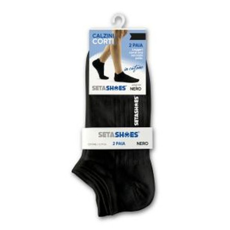 CALZINI UNISEX 35-38 NERI 2 PAIA EAN 8053298627109 INGROSSO CALZE