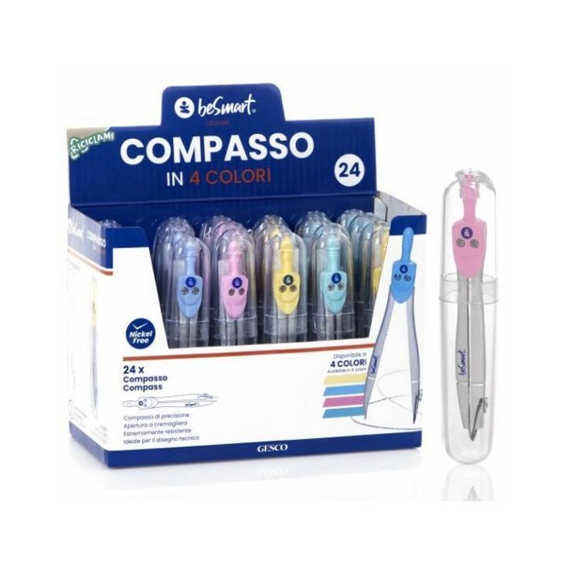 COMPASSO COLOR 4 COL. ASS. (24) EAN 8023650990400 INGROSSO COMPASSI COMPASSO COLOR 4 COL. ASS. (24) EAN 8023650990400 INGROSSO COMPASSI