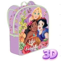 ZAINO ASILO 3D 31CM PRINCESS EAN 8023650062268 INGROSSO ZAINI SCUOLA