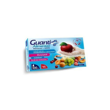 BOX GUANTI MONOUSO IN PE 100PZ EAN 8059174595746 INGROSSO PRODOTTI PER LA SALUTE