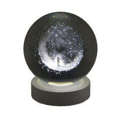 SFERA D80MM FUT. STEL. B. BIA. ILL. USB EAN 8059916194930 INGROSSO BOMBONIERE