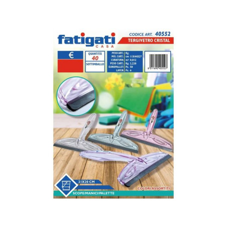 TERGIVETRO CRISTAL EAN 8011690405527 INGROSSO ACCESSORI PULIZIA